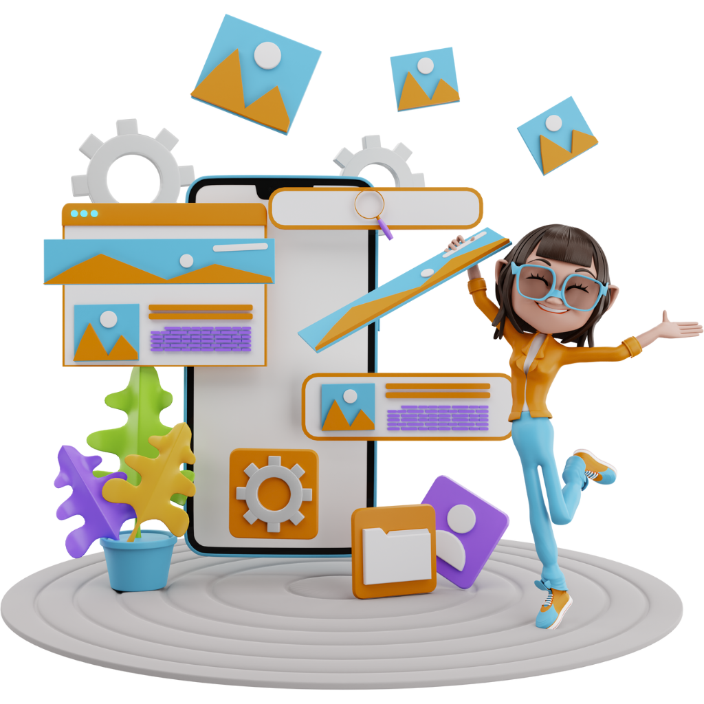 UI/UX designer crafting an engaging mobile app interface for user-friendly experiences